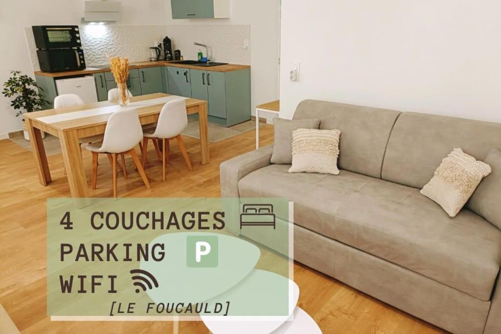 Le Foucauld 4 Canapes, Parking, Wifi Apartman Lourdes Kültér fotó